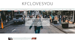 Desktop Screenshot of kfclovesyou.com